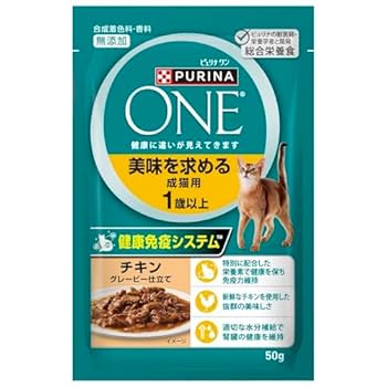 Amazon.co.jp: ピュリナワン キャット パウチ 美味を求める成猫